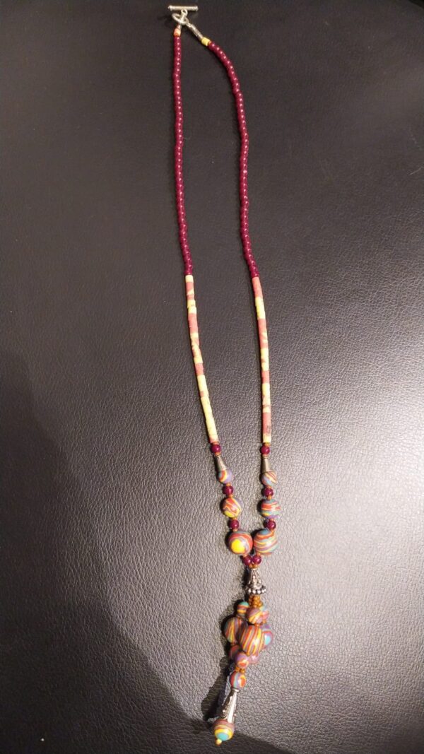 Multicolored Tassel Necklace