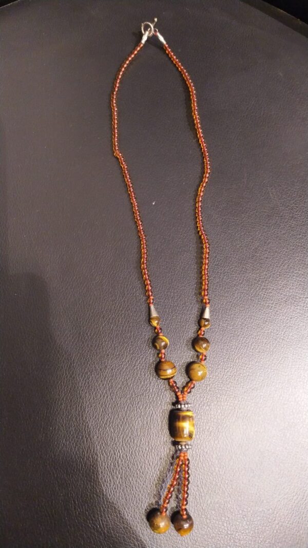 Orange Beads Necklace