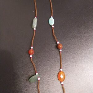 Orange & White Necklace