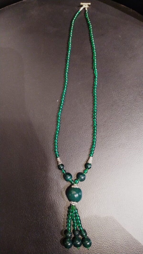 Seagreen Tassel Necklace